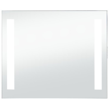 vidaXL Καθρέφτης Μπάνιου Τοίχου με LED 60 x 50 εκ.