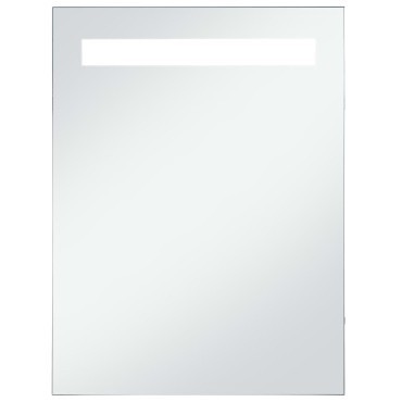 vidaXL Καθρέφτης Μπάνιου Τοίχου με LED 60 x 80 εκ.