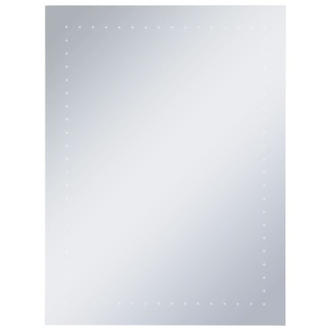 vidaXL Καθρέφτης Μπάνιου Τοίχου με LED 60 x 80 εκ.