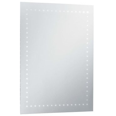vidaXL Καθρέφτης Μπάνιου Τοίχου με LED 60 x 80 εκ.