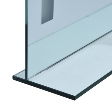 vidaXL Καθρέφτης Μπάνιου Τοίχου με LED και Ράφι 60 x 100 εκ.
