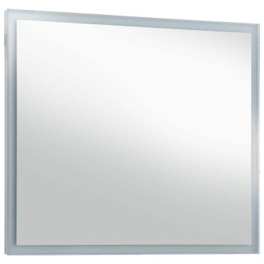 vidaXL Καθρέφτης Μπάνιου Τοίχου με LED 60 x 50 εκ.