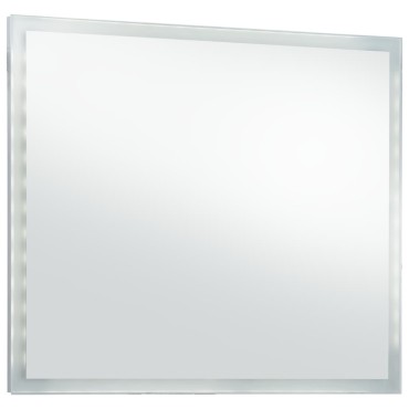 vidaXL Καθρέφτης Μπάνιου Τοίχου με LED 80 x 60 εκ.