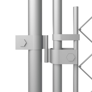 vidaXL Κλουβί Σκύλου Εξωτερικού Χώρου 7,6 x 3,8 x 1,9 μ.