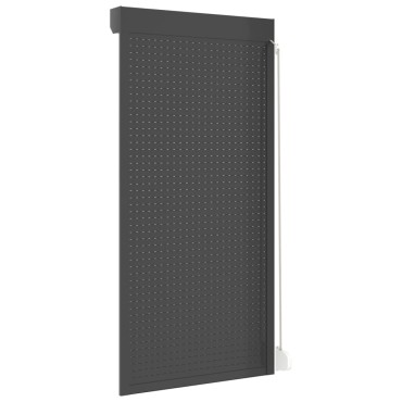 vidaXL Παντζούρι Ρολό Λευκό 100 x 210 εκ. από Αλουμίνιο