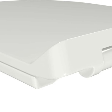 vidaXL Κάλυμμα Λεκάνης με Soft Close & Quick Release Λευκό