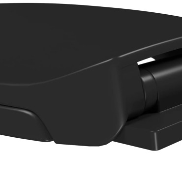 vidaXL Κάλυμμα Λεκάνης με Soft Close & Quick Release Μαύρο