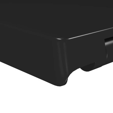 vidaXL Κάλυμμα Λεκάνης με Soft Close & Quick Release Μαύρο