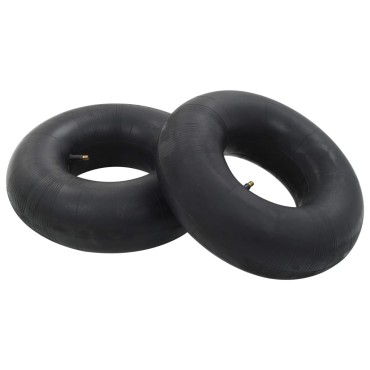 vidaXL Λάστιχα & Σαμπρέλες για Καρότσι 4 τεμ. 15x6.00-6 4PR Καουτσούκ