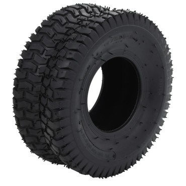 vidaXL Λάστιχα & Σαμπρέλες για Καρότσι 4 τεμ. 15x6.00-6 4PR Καουτσούκ