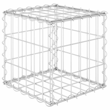 vidaXL Συρματοκιβώτιο Κύβος 30 x 30 x 30 εκ. από Ατσάλινο Σύρμα