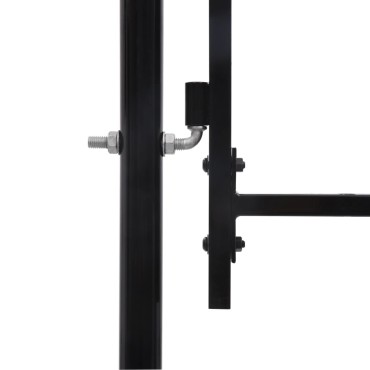 vidaXL Πόρτα Περίφραξης Διπλή με Λόγχες 400 x 175 εκ.