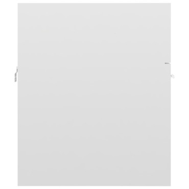 vidaXL Ντουλάπι Μπάνιου με Νιπτήρα Γυαλιστερό Λευκό από Μοριοσανίδα 41x38,5x46cm 1 τεμ.