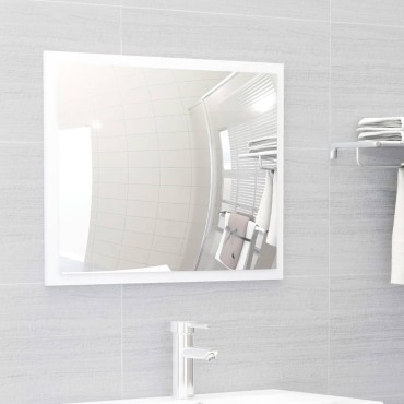 vidaXL Σετ Επίπλων Μπάνιου Λευκό από Επεξ. Ξύλο 60x38,5x45cm