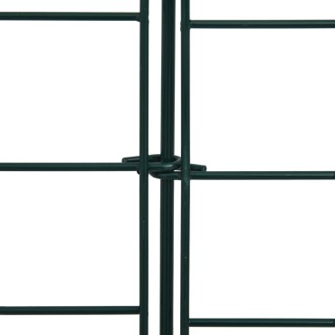 vidaXL Περίφραξη Κήπου Σετ Πράσινη 77,5x64cm