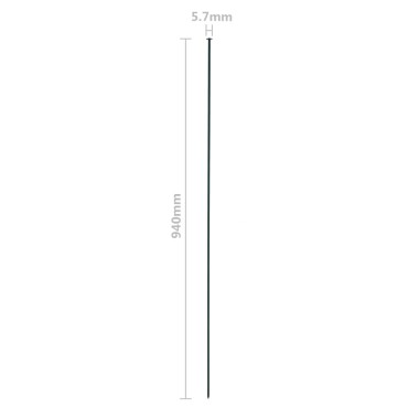 vidaXL Περίφραξη Κήπου Σετ Πράσινη 77,5x64cm