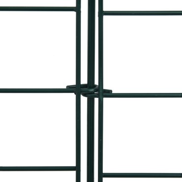 vidaXL Περίφραξη Κήπου Αψίδα Σετ Πράσινη 77,5x78,5cm