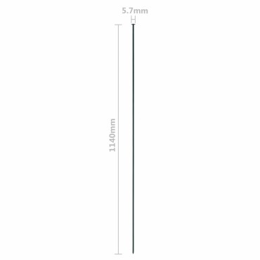 vidaXL Περίφραξη Κήπου Σετ Πράσινη 115 x 79 εκ.