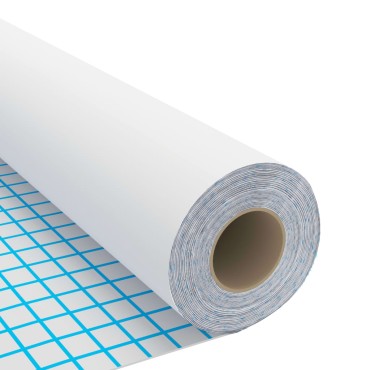 vidaXL Μεμβράνη Αυτοκόλλητη για Έπιπλα Λευκή 500 x 90 εκ. από PVC