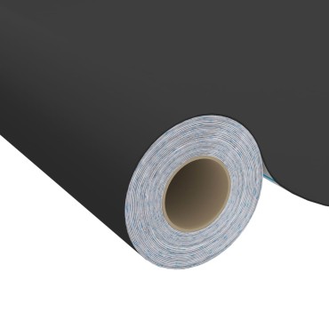 vidaXL Μεμβράνη Αυτοκόλλητη για Έπιπλα Μαύρη 500 x 90 εκ. από PVC