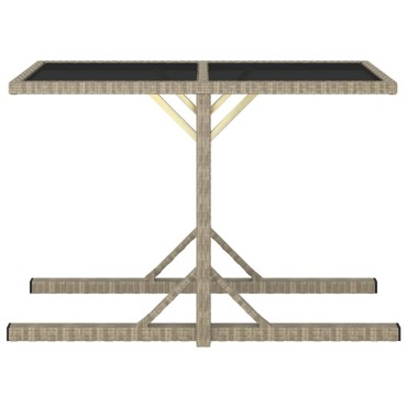 vidaXL Σετ Τραπεζαρίας Κήπου 3 τεμ. Μπεζ 52x57x84cm