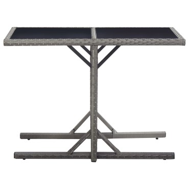 vidaXL Σετ Τραπεζαρίας Κήπου 3 τεμ. Γκρι 52x57x84cm