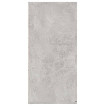 vidaXL Μπουφές Γκρι Σκυροδέματος 160x36x75cm από Επεξ. Ξύλο 1 τεμ.