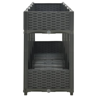 vidaXL Ζαρντινιέρα 160 x 40 x 71 εκ. από Πολυπροπυλένιο