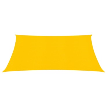 vidaXL Πανί Σκίασης Κίτρινο 2,5 x 2,5 μ. από HDPE 160 γρ./μ²
