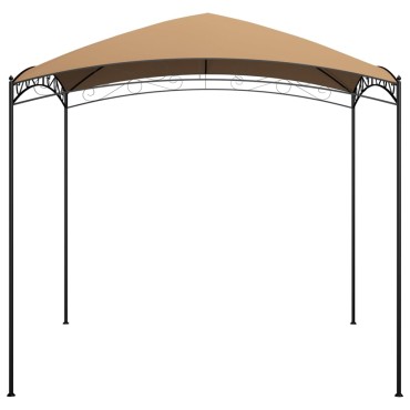 vidaXL Κιόσκι Taupe 3 x 3 x 2,65 μ. 180 γρ./μ²