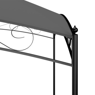 vidaXL Κιόσκι Ανθρακί 3 x 3 x 2,65 μ. 180 γρ./μ²