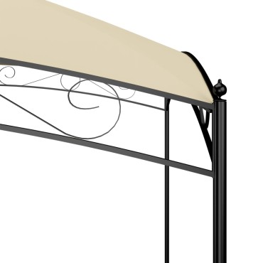 vidaXL Κιόσκι Κρεμ 3 x 4 x 2,65 μ. 180 γρ./μ²