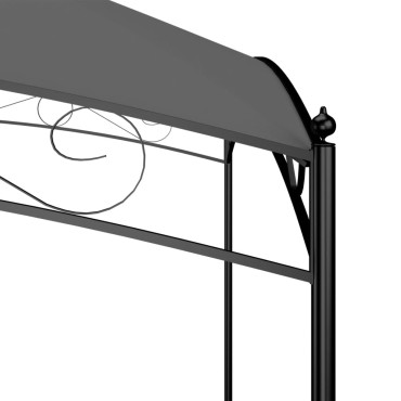 vidaXL Κιόσκι Ανθρακί 3 x 4 x 2,65 μ. 180 γρ./μ²