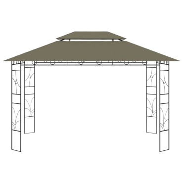 vidaXL Κιόσκι Taupe 4 x 3 x 2,7 μ. 160 γρ./μ²