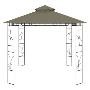 vidaXL Κιόσκι Taupe 4 x 3 x 2,7 μ. 160 γρ./μ²