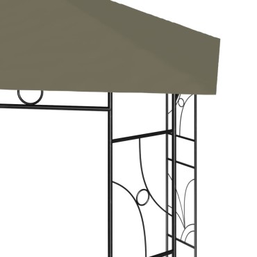 vidaXL Κιόσκι Taupe 4 x 3 x 2,7 μ. 160 γρ./μ²
