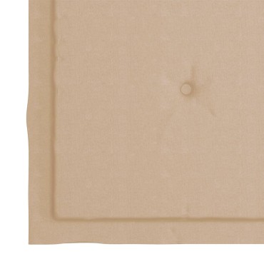 vidaXL Μαξιλάρια Καρέκλας Κήπου 2 τεμ. Μπεζ 40x40x4cm Υφασμάτινα