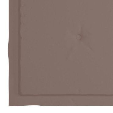 vidaXL Μαξιλάρια Καρέκλας Κήπου 6 τεμ. Taupe 40x40x4cm Υφασμάτινα