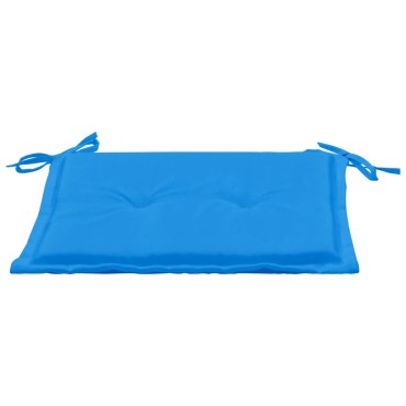 vidaXL Μαξιλάρια Καρέκλας Κήπου 6 τεμ. Μπλε 50x50x3cm Ύφασμα Oxford