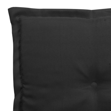 vidaXL Μαξιλάρια Καρέκλας Κήπου 4 τεμ. Μαύρα 50x50x4cm Oxford Ύφασμα
