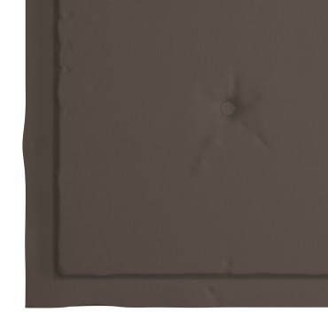 vidaXL Μαξιλάρια Καρέκλας Κήπου 4 τεμ. Taupe 50x50x4cm Oxford Ύφασμα