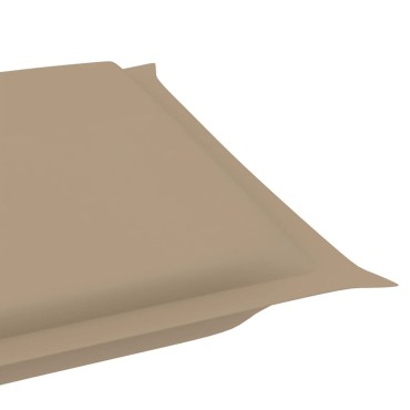 vidaXL Μαξιλάρι Ξαπλώστρας Μπεζ 186x58x4cm από Ύφασμα Oxford
