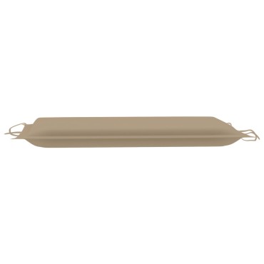 vidaXL Μαξιλάρι Ξαπλώστρας Μπεζ 186x58x4cm από Ύφασμα Oxford