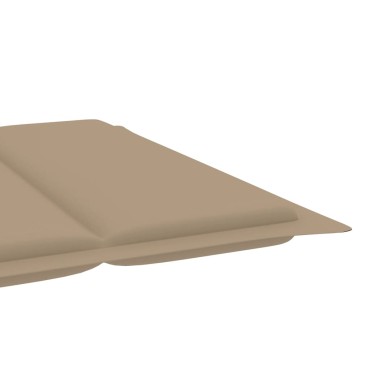 vidaXL Μαξιλάρι Ξαπλώστρας Μπεζ 186x58x4cm από Ύφασμα Oxford