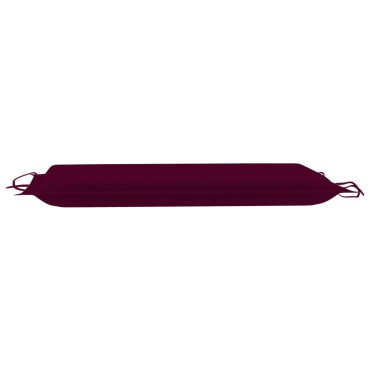 vidaXL Μαξιλάρι Ξαπλώστρας Μπορντό 186x58x4cm από Ύφασμα Oxford