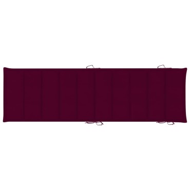 vidaXL Μαξιλάρι Ξαπλώστρας Μπορντό 186x58x4cm από Ύφασμα Oxford