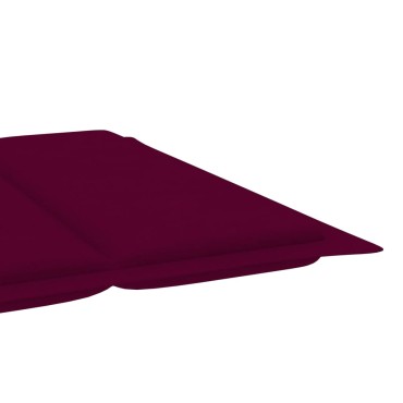 vidaXL Μαξιλάρι Ξαπλώστρας Μπορντό 186x58x4cm από Ύφασμα Oxford