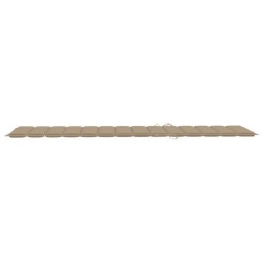 vidaXL Μαξιλάρι Ξαπλώστρας Μπεζ 200x70x3cm από Ύφασμα Oxford