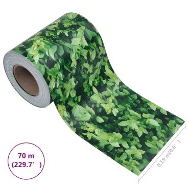 vidaXL Περίφραξη Προστατευτική Πράσινη 70x0,19 μ. από PVC