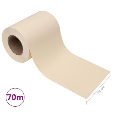 vidaXL Περίφραξη Προστατευτική Κρεμ 70x0,19 μ. από PVC